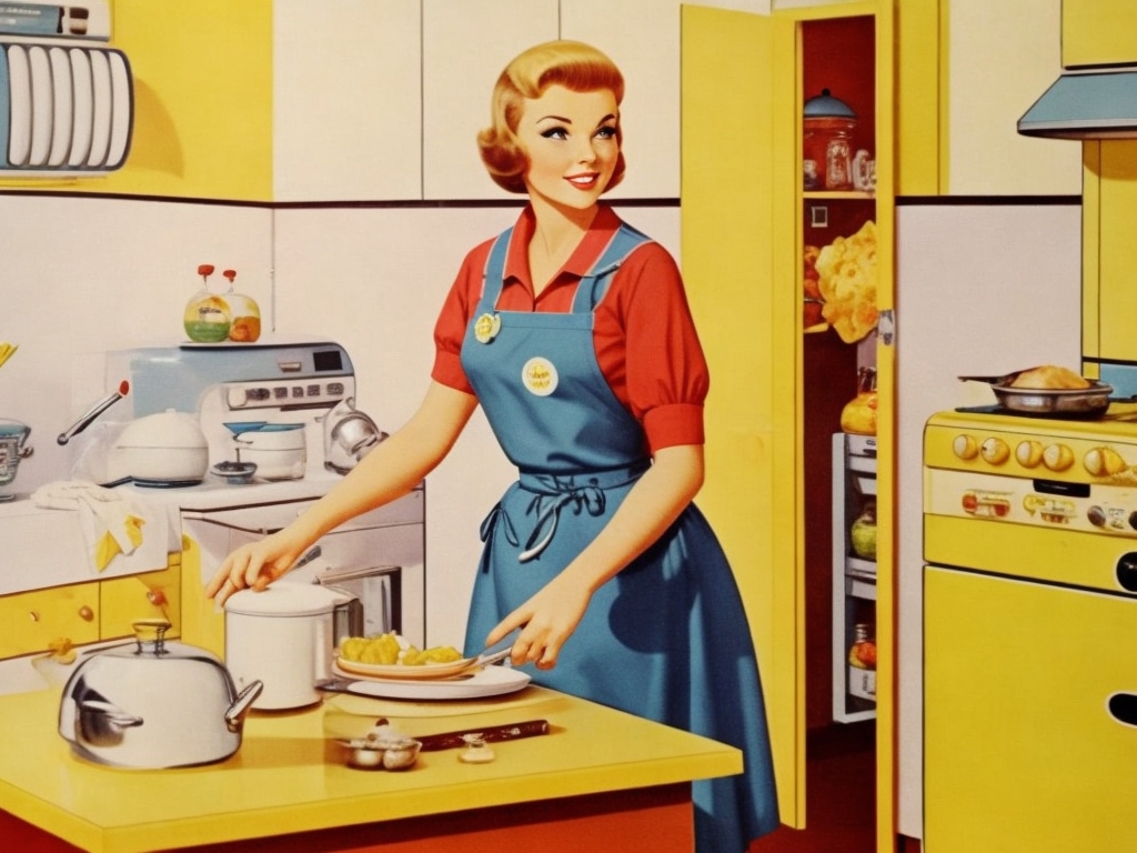 Retro Kitsch Kitchen mid-century