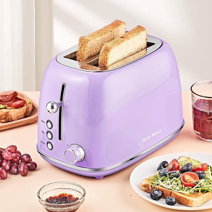 Retro Lavender Purple Toaster 